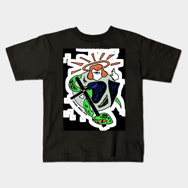 St Micheal Kids T-Shirt by lorgh